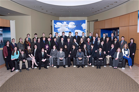 The Shawnee and Seneca Robotics Team, Iron Devils 1647 (shown above) at the 2017 Critical Design Review at Lockheed Martin.
